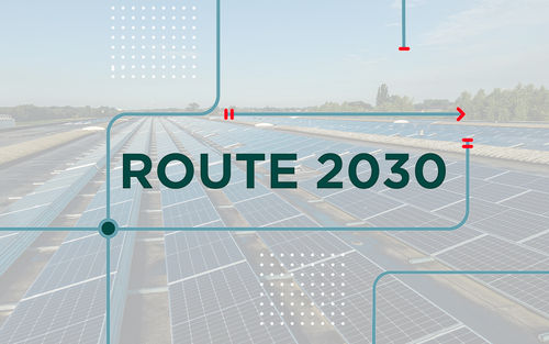 Route 2030 solar panels